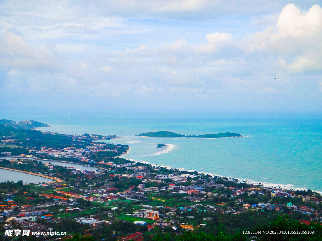 海岛城市风光