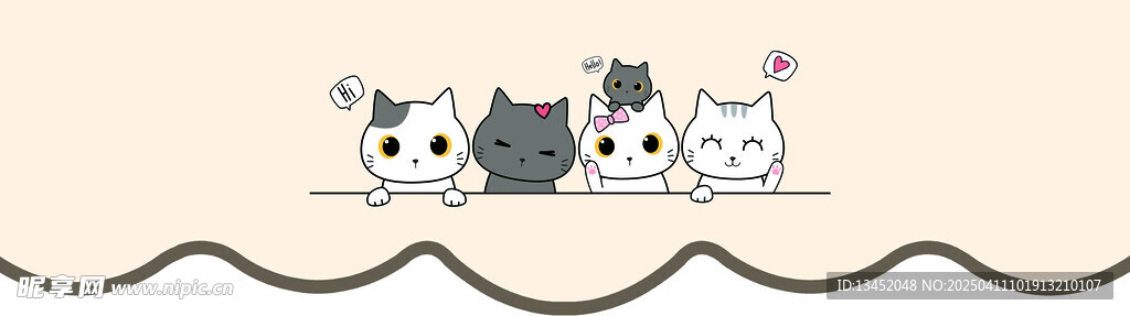 卡通猫咪