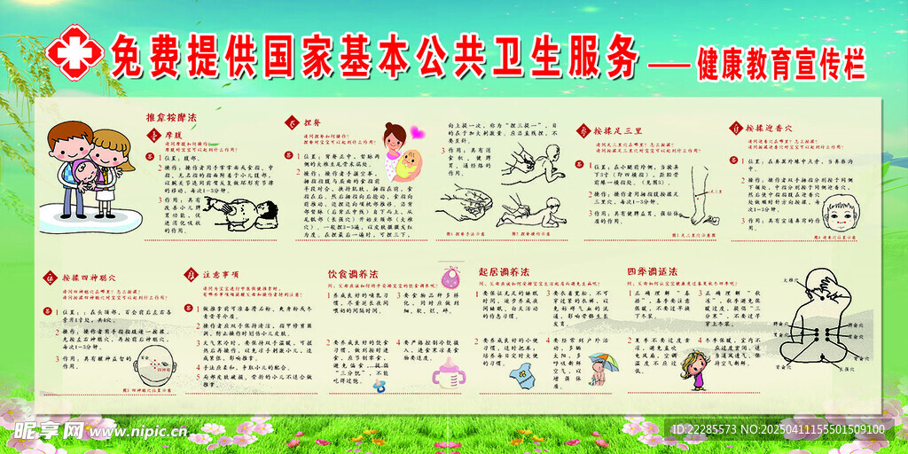 儿童健康宣传栏