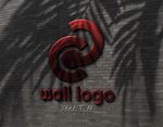 背景墙logo样机