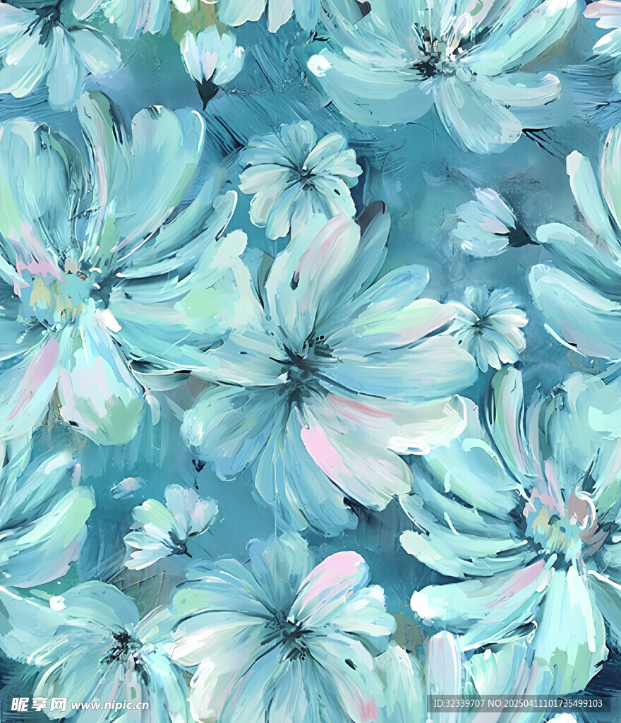 水彩花