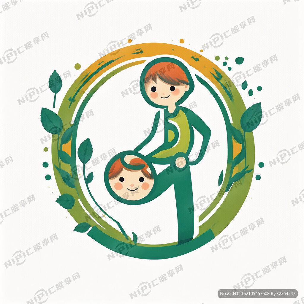 设计一个和可以小朋友握手的图标