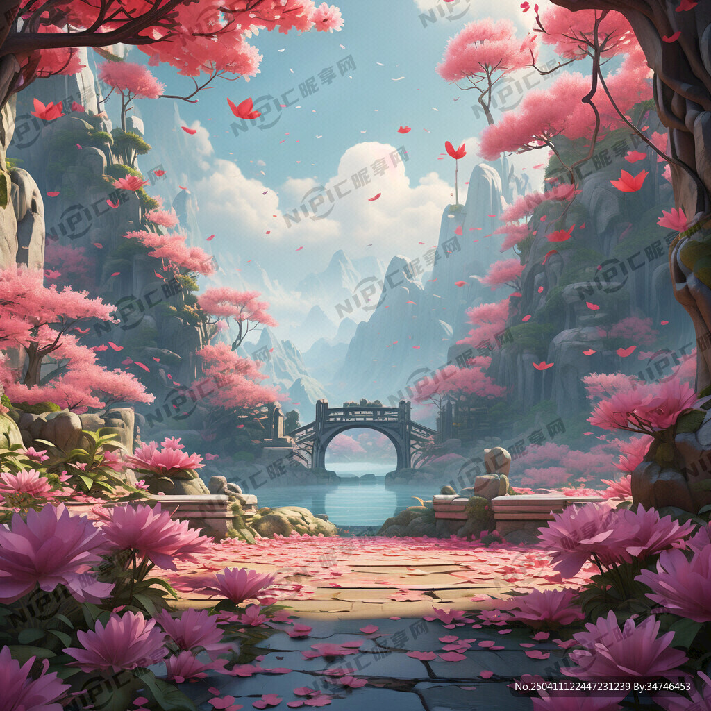 游戏梦幻唯美新中式风景 超高清