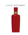 红色酒瓶