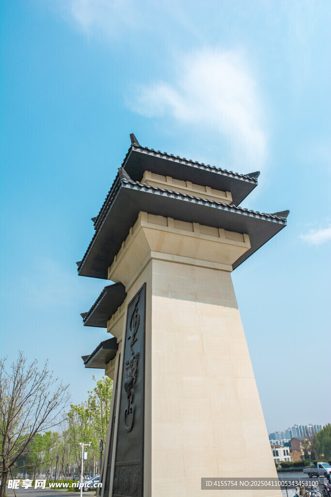中式古塔飞檐