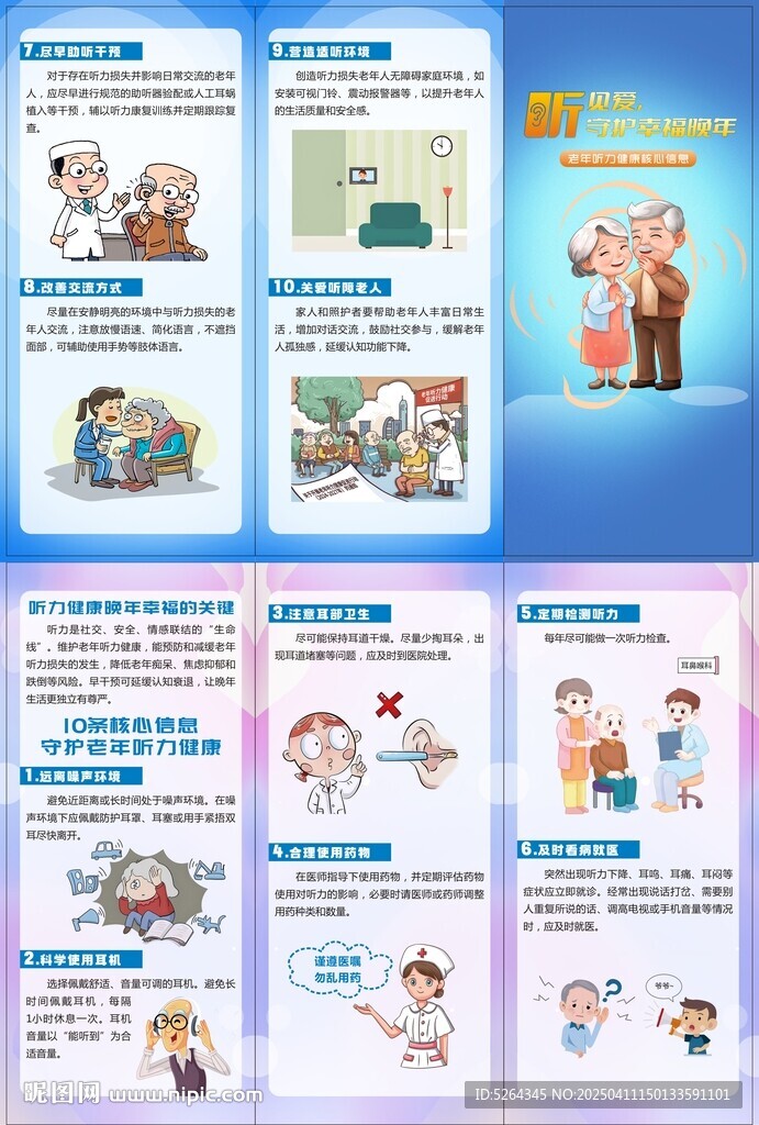 老人听力健康核心信息