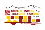 校园文化墙   关学精神