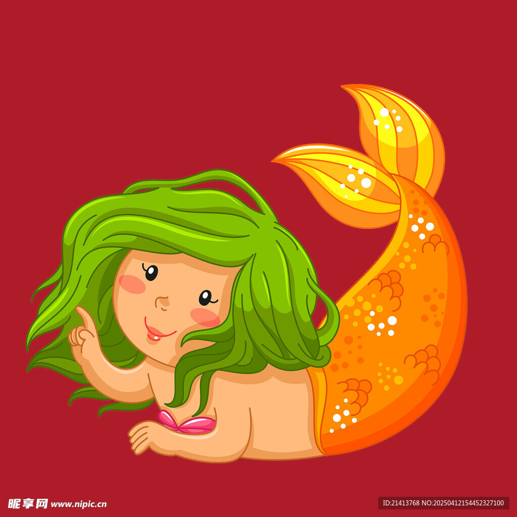 手绘美人鱼