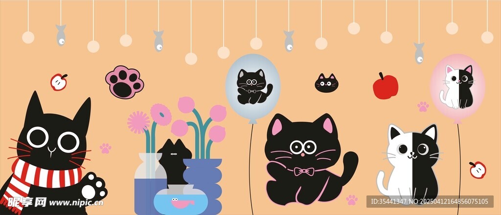 卡通猫咪