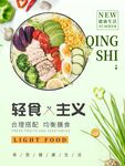 轻食海报