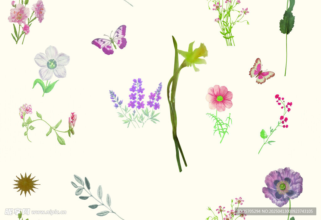 定位花