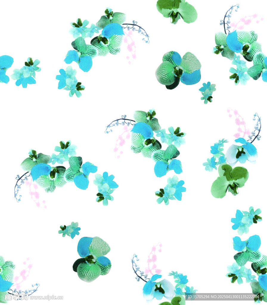 蓝花