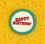 生日快乐贺卡图案设计