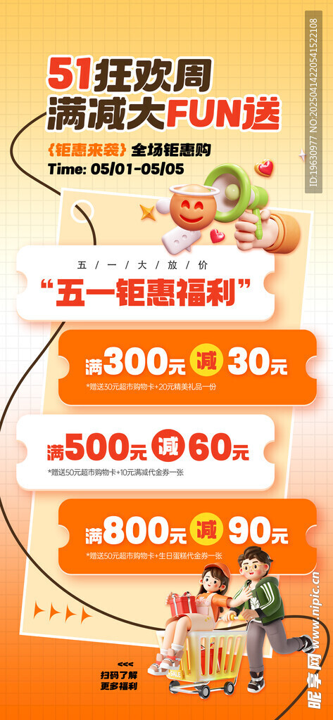 劳动节黄金周海报