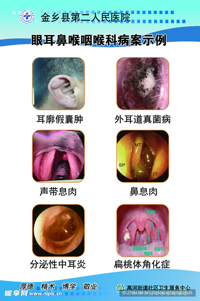 眼耳鼻喉咽喉科病例示范