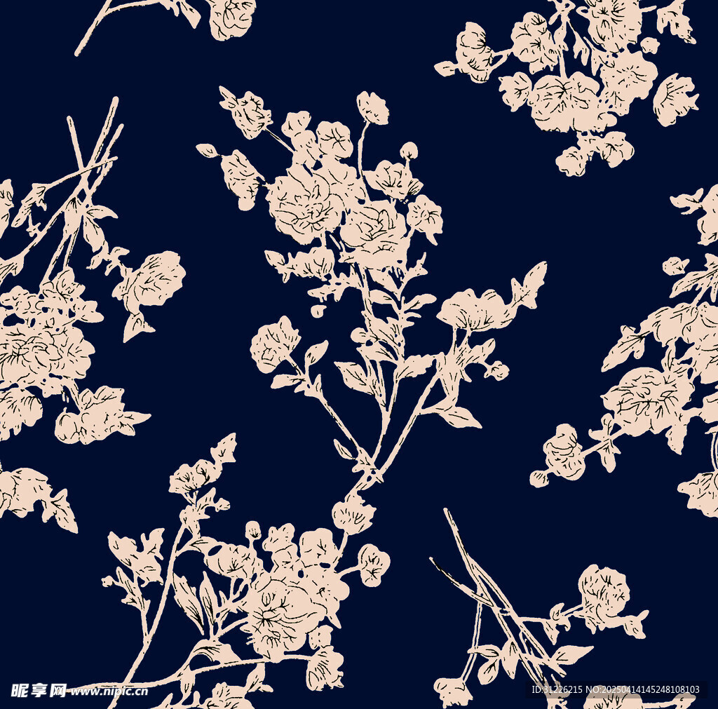 手绘花
