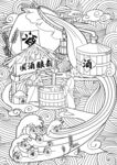 酿酒图