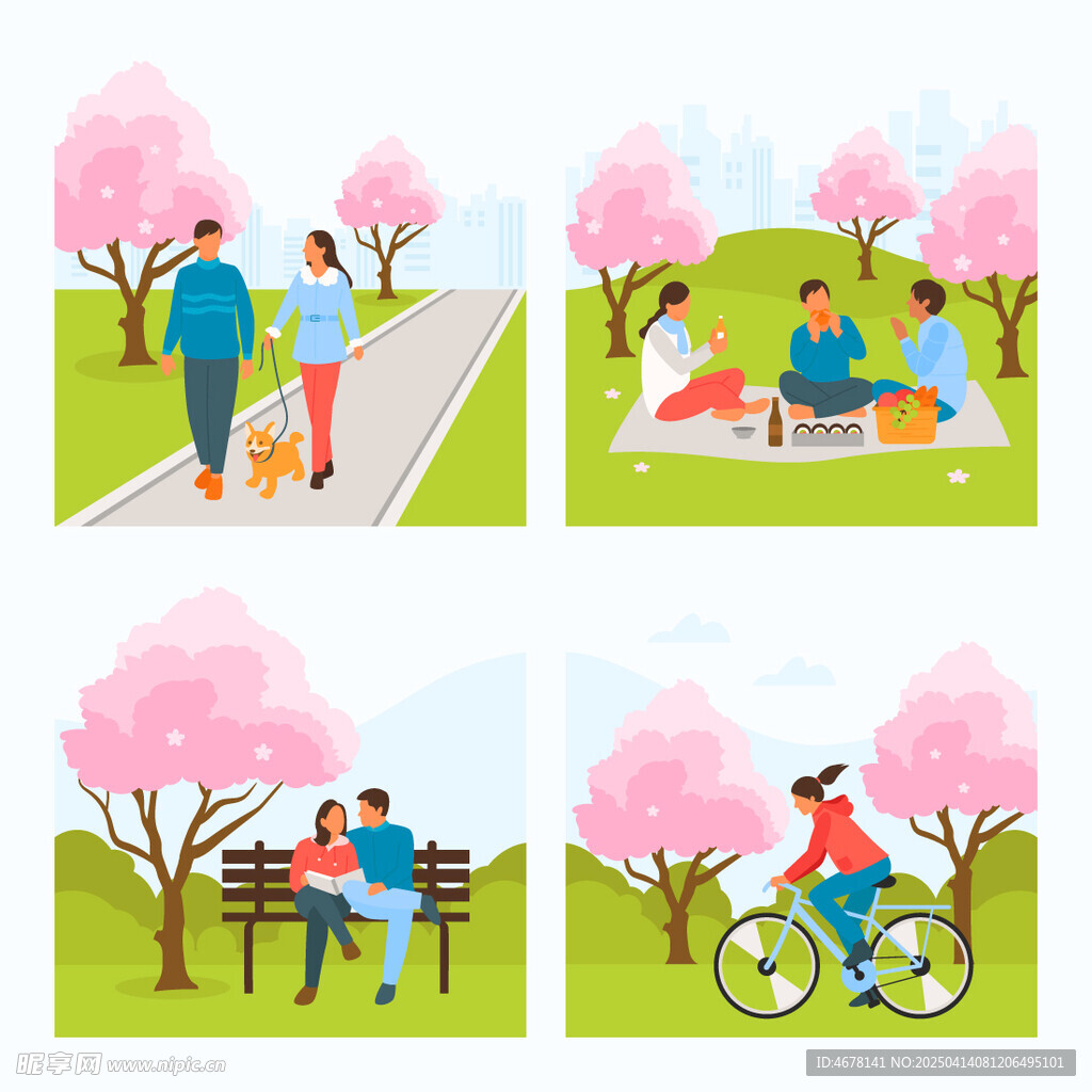 春游插画