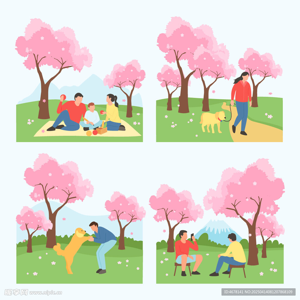 春游插画