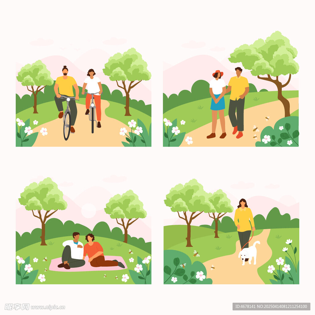 春游插画