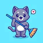 卡通小猫