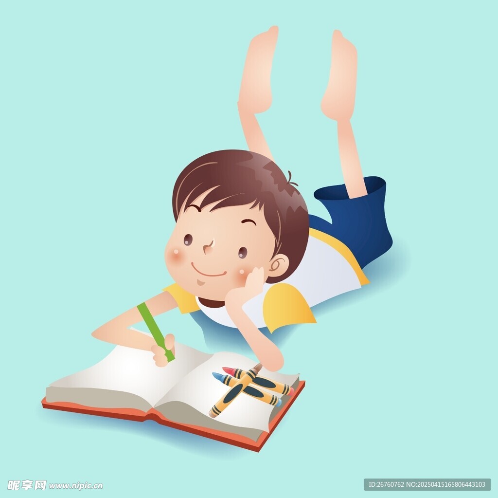 学生读书写字