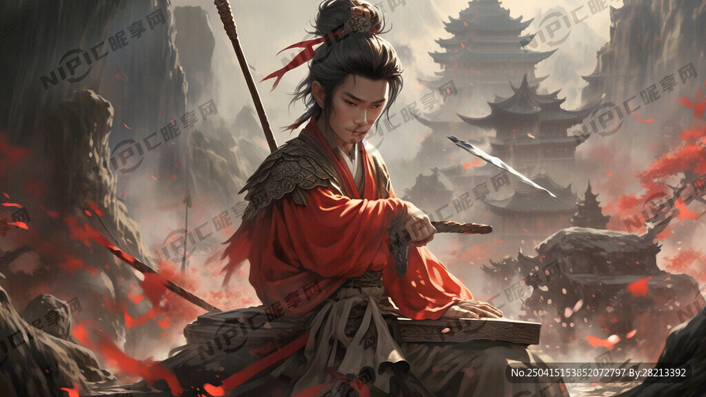 生成一张孙悟空花果山练兵的图片