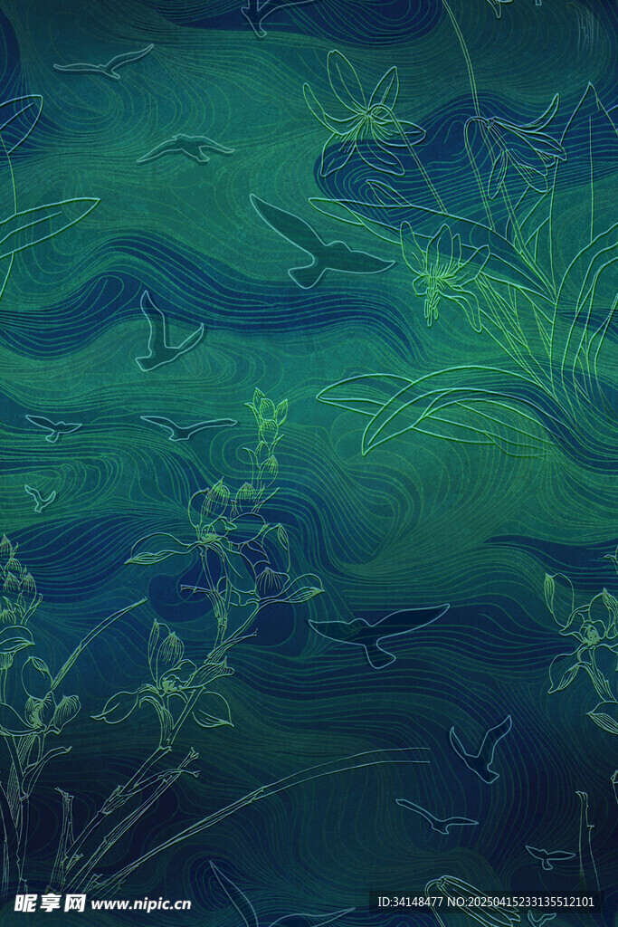深海神秘水下景观