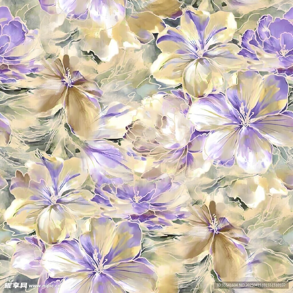 扎染效果花