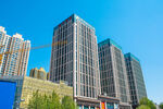 现代都市高楼建筑群景观