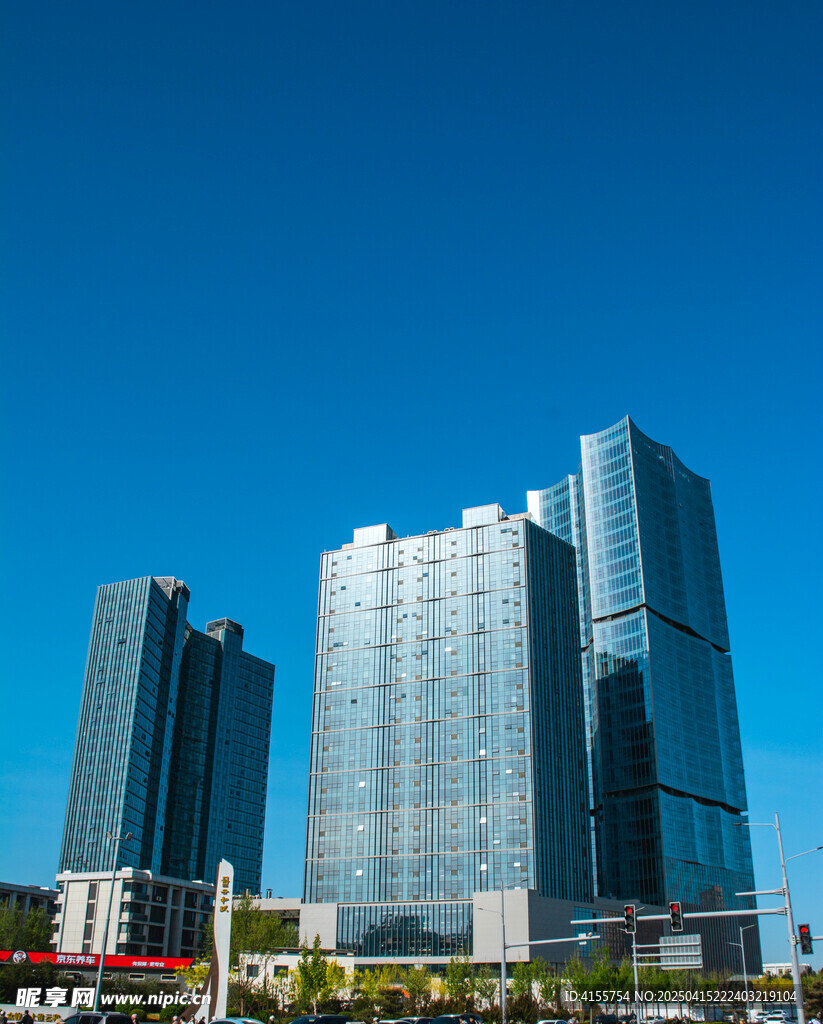 现代都市摩天大楼景观