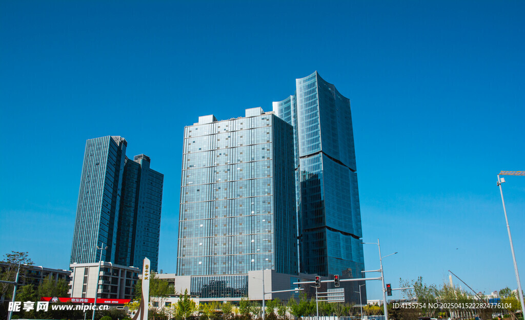 现代都市摩天大楼景观