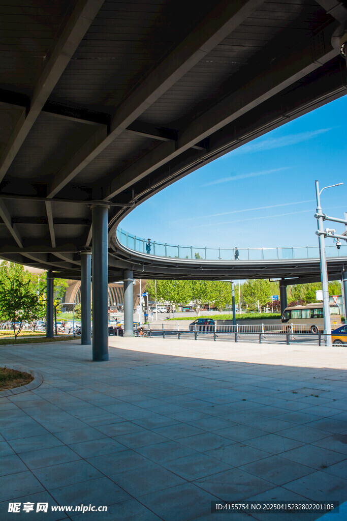 城市公园天桥