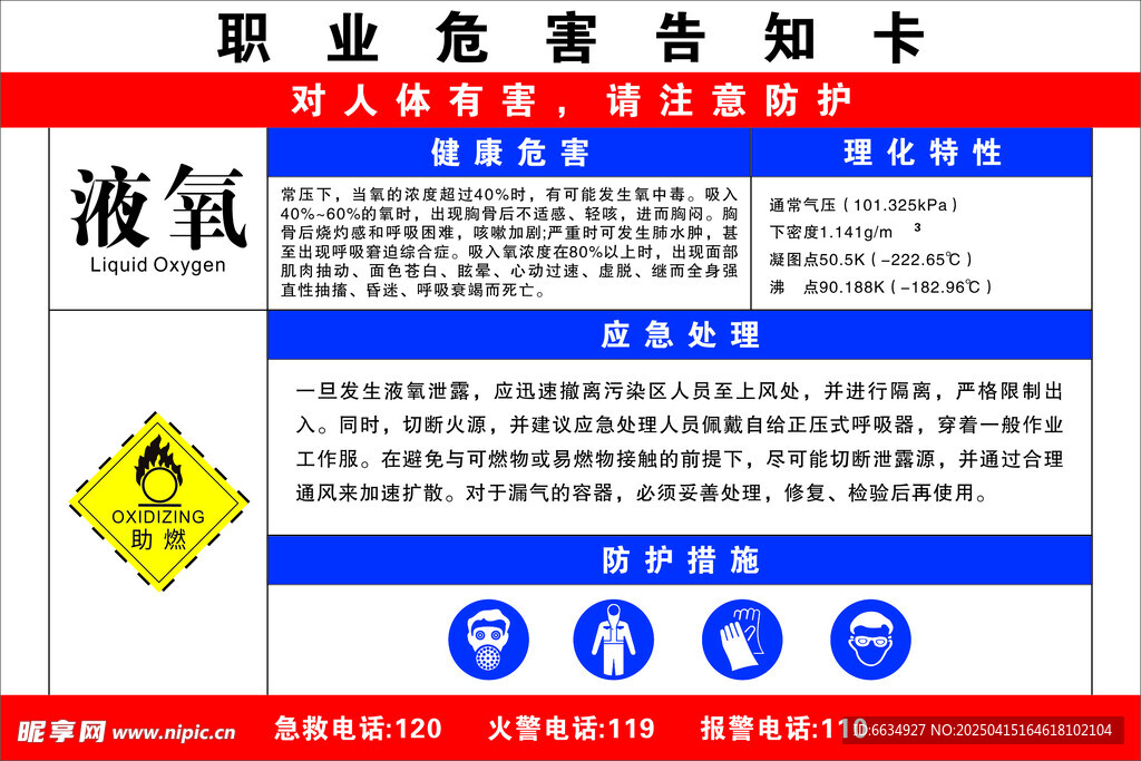 职业危害告知卡