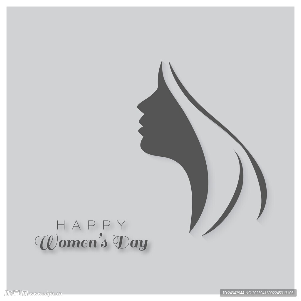 女性头像logo