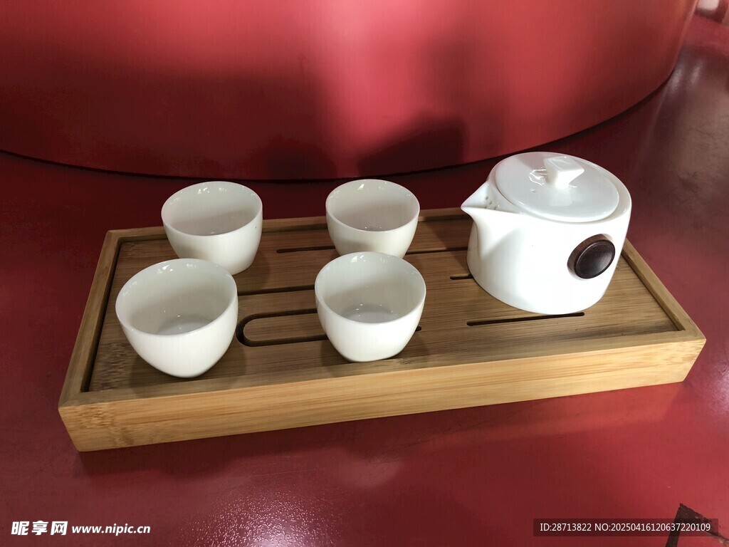 白瓷茶器组