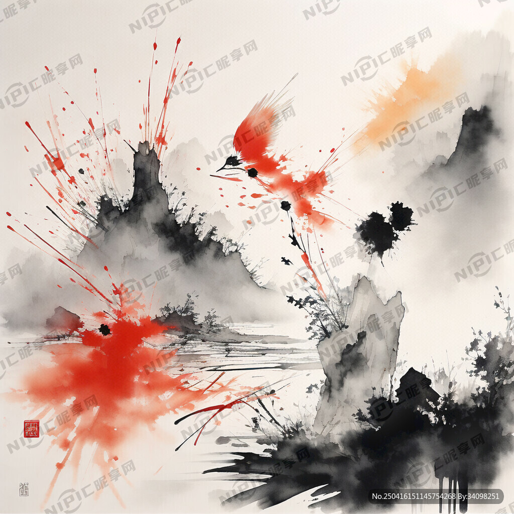 少儿国画开课欢迎图片