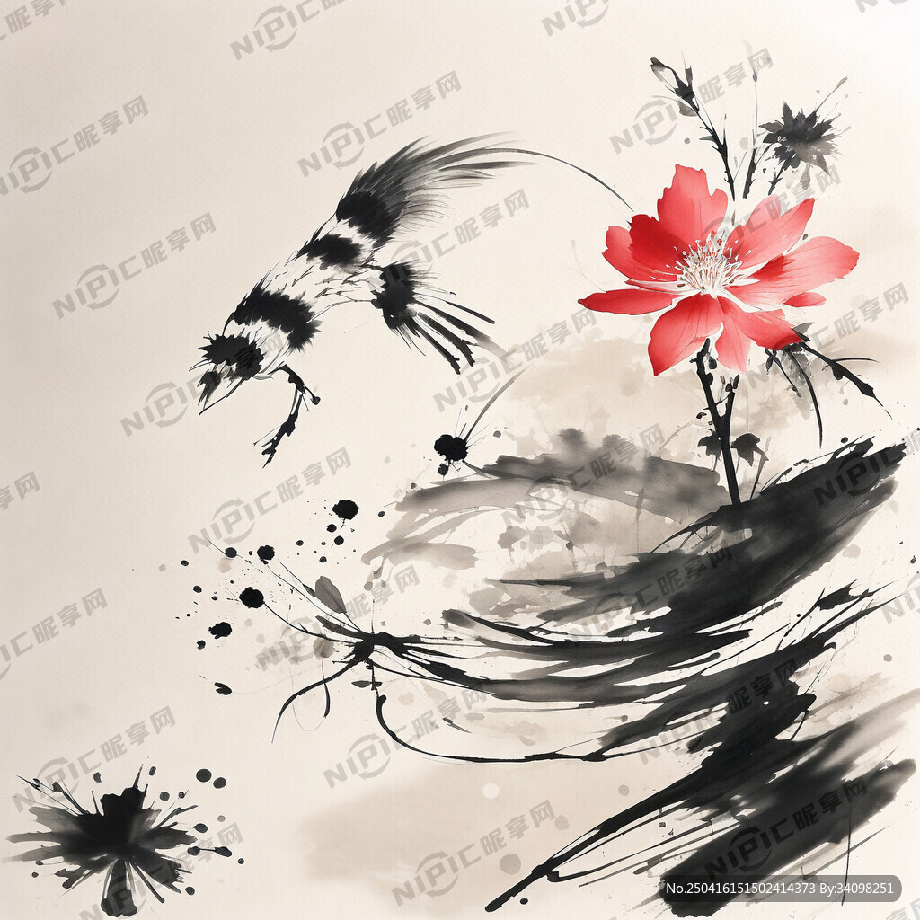 少儿国画开课欢迎图片