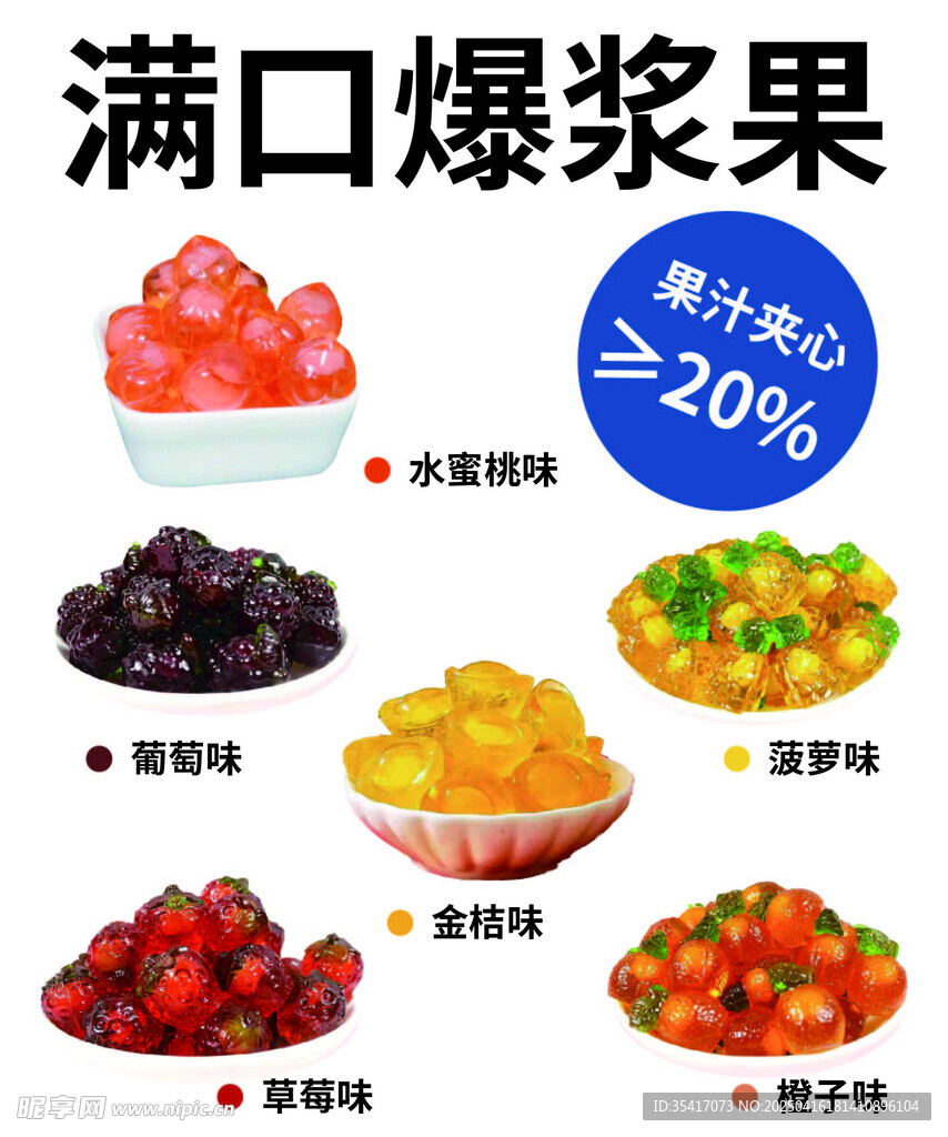 爆浆糖果