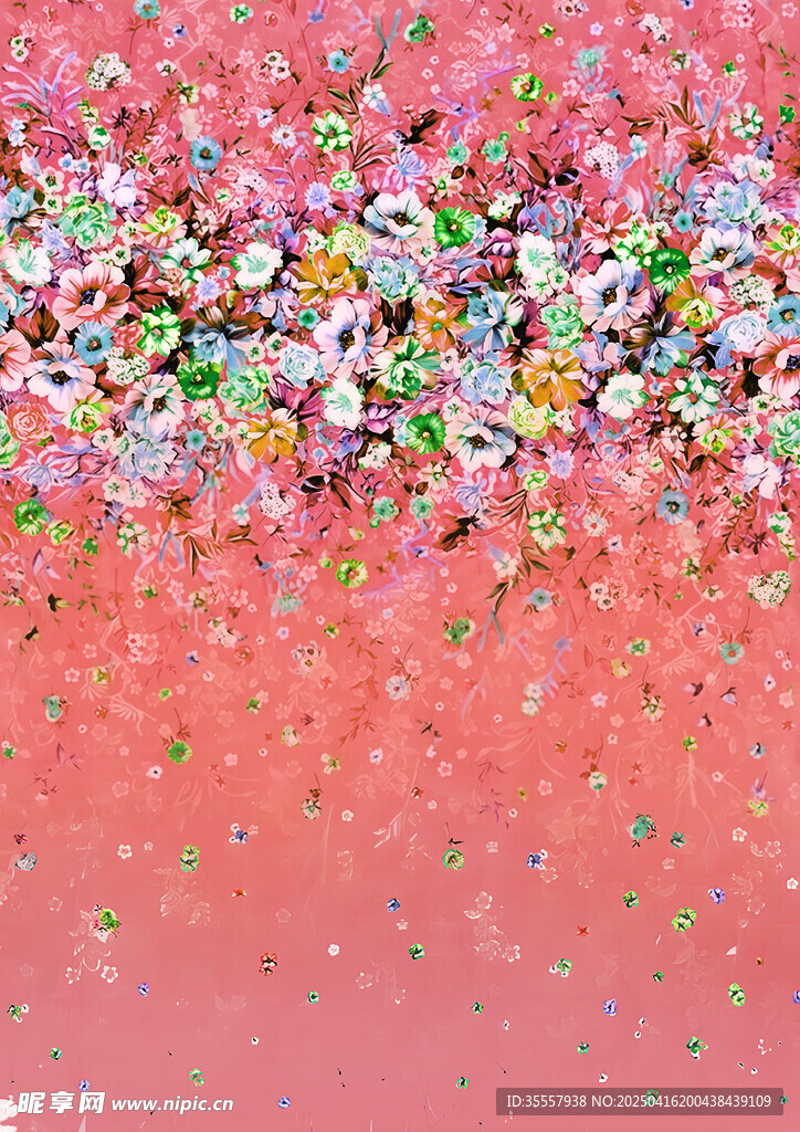渐变乱花