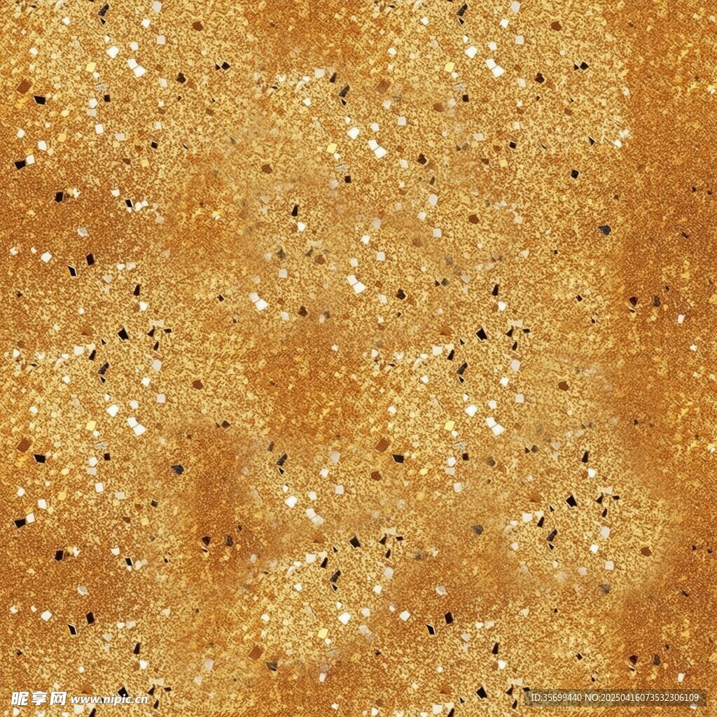 金色砂砾质感背景
