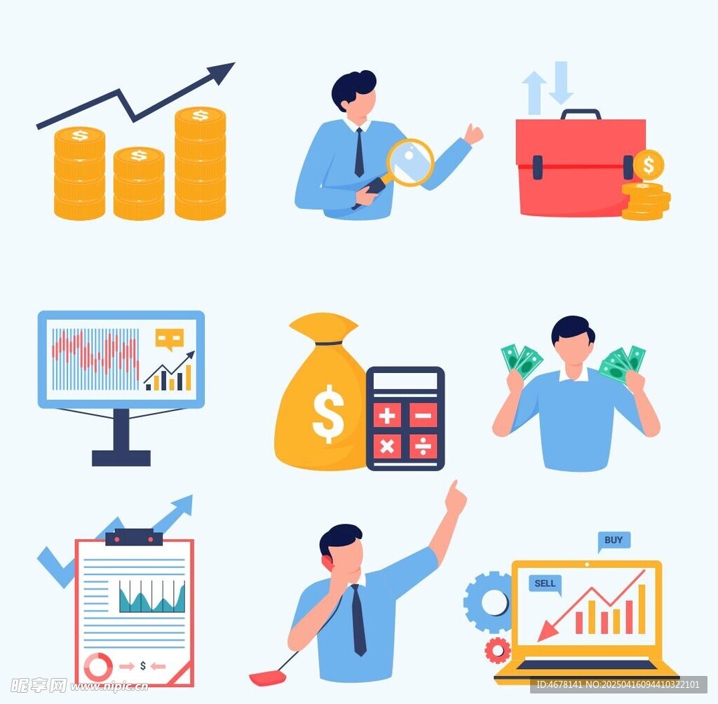 金融理财图标