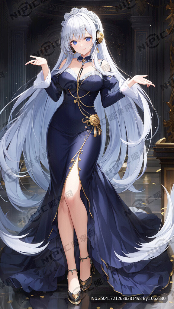 美女话务员 两手比划心形 正装