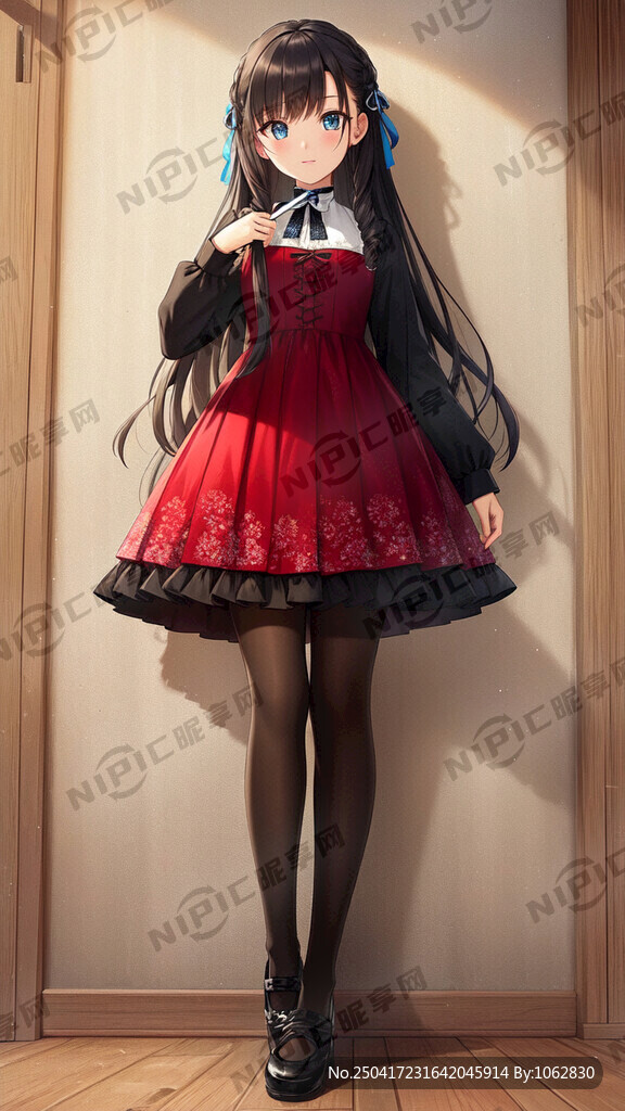 少女 全身像