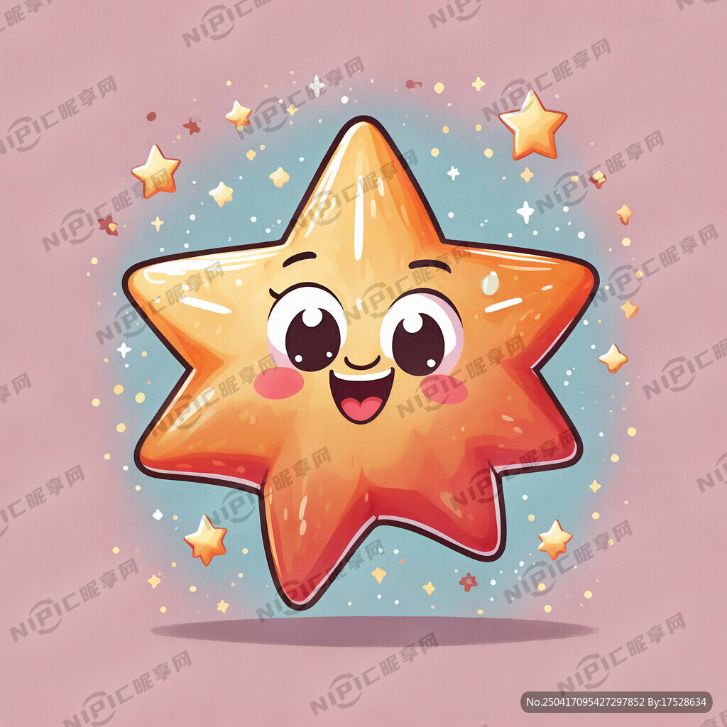 星 做成卡通字 字体要可爱