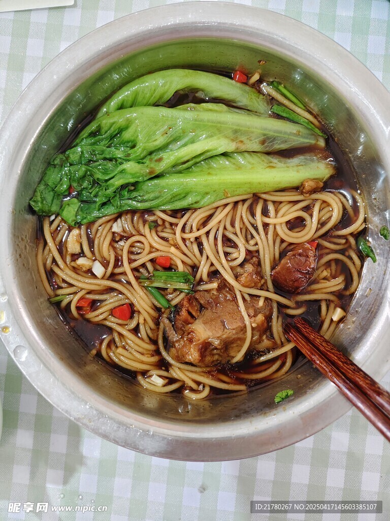 青菜汤粉 