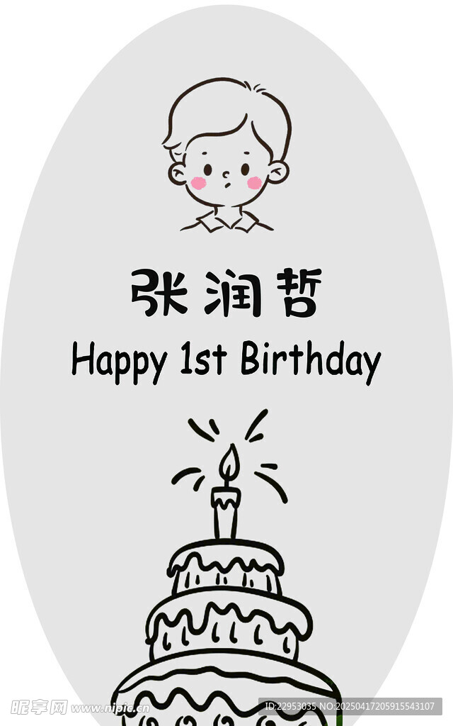 生日展板