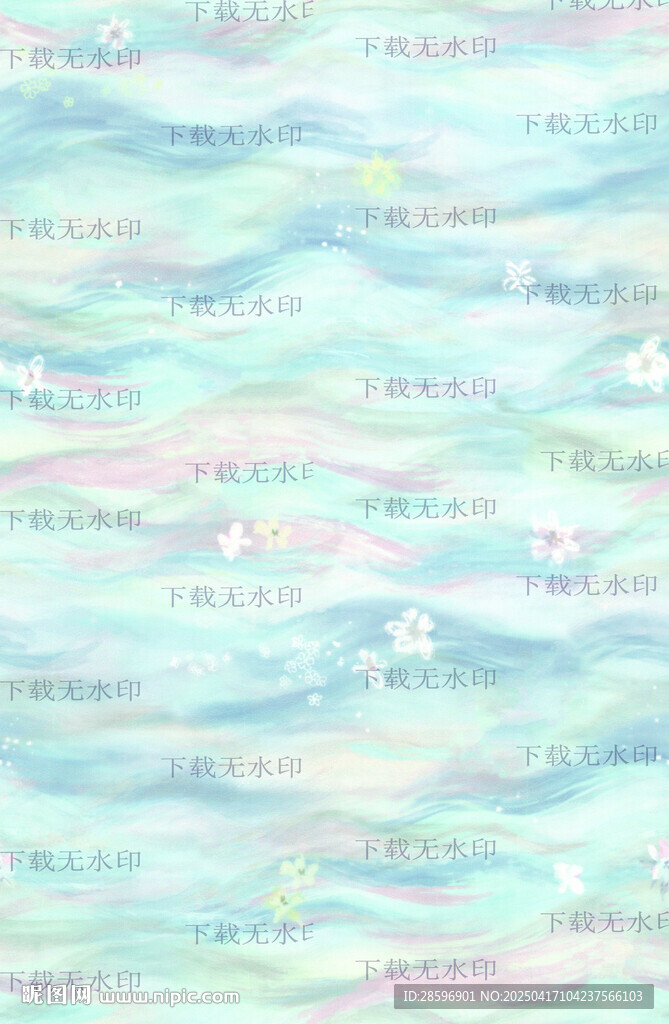 扎染小花