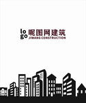 建筑简约海报背景墙