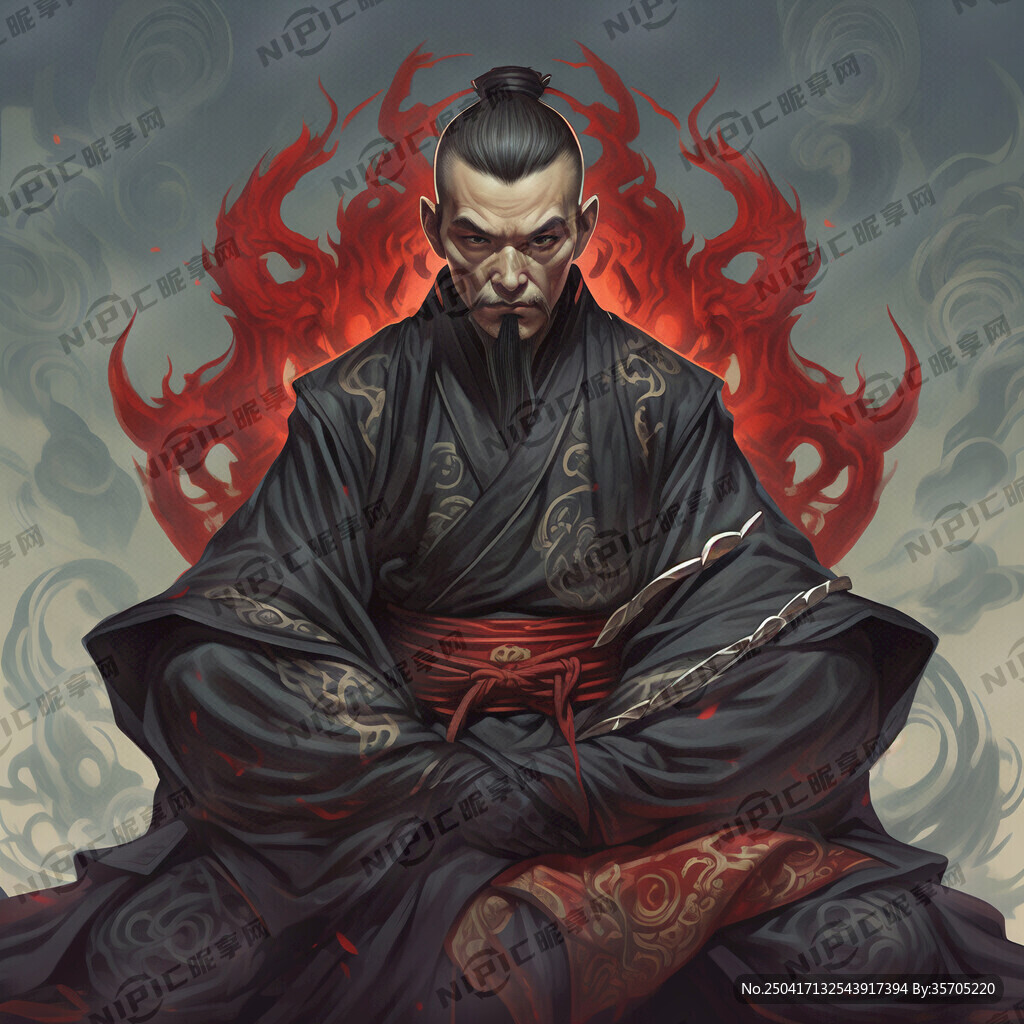 AI创作图恶僧 矢量nipic.com-昵图网